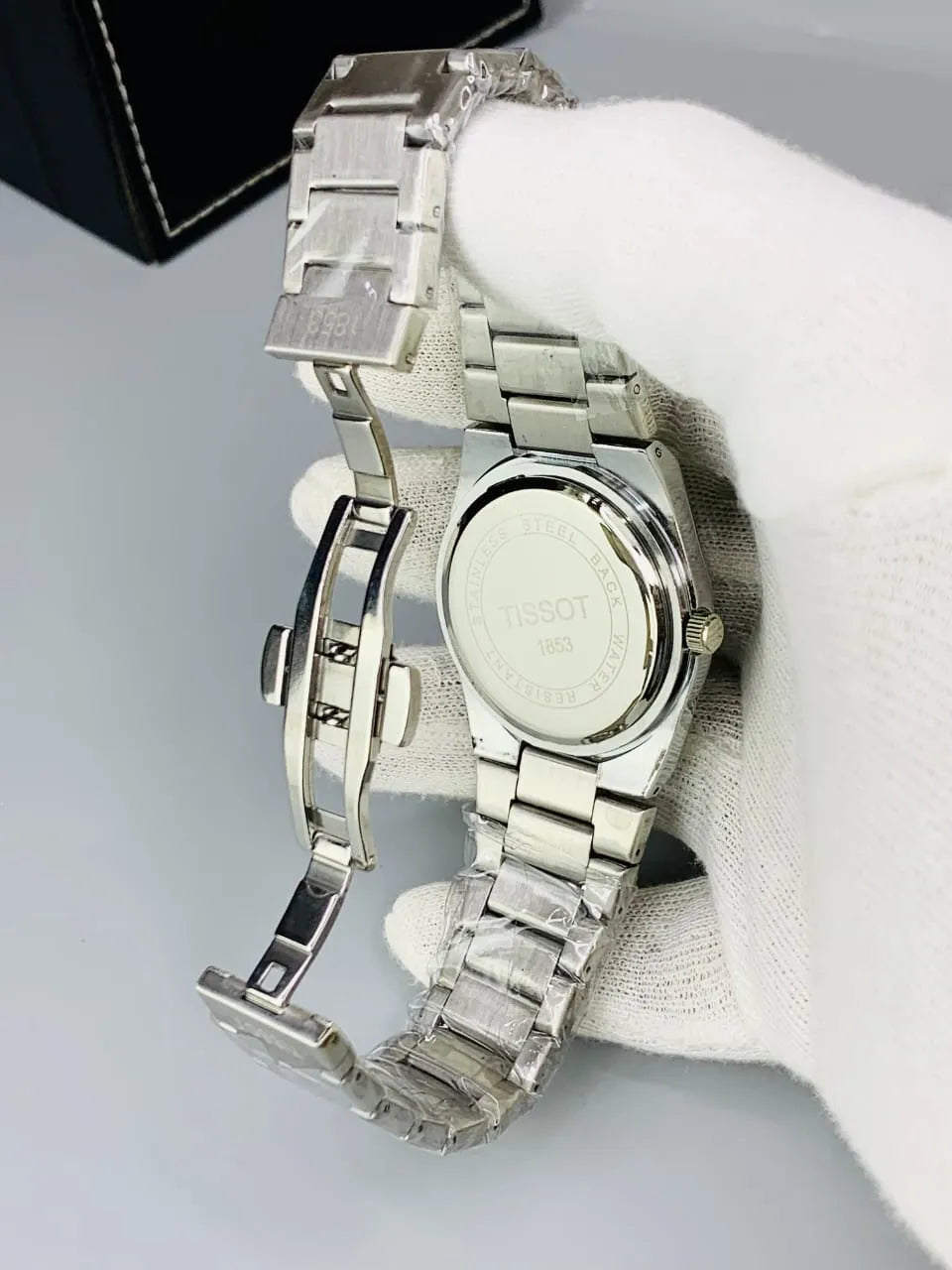 Tissot PRX 35mm – Blue Dial, Gold Bezel