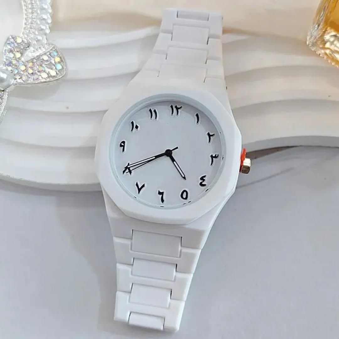 Aura – White Arabic Dial