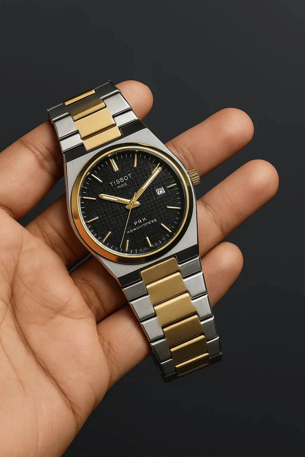 Tissot PRX 38mm – Two-Tone Black